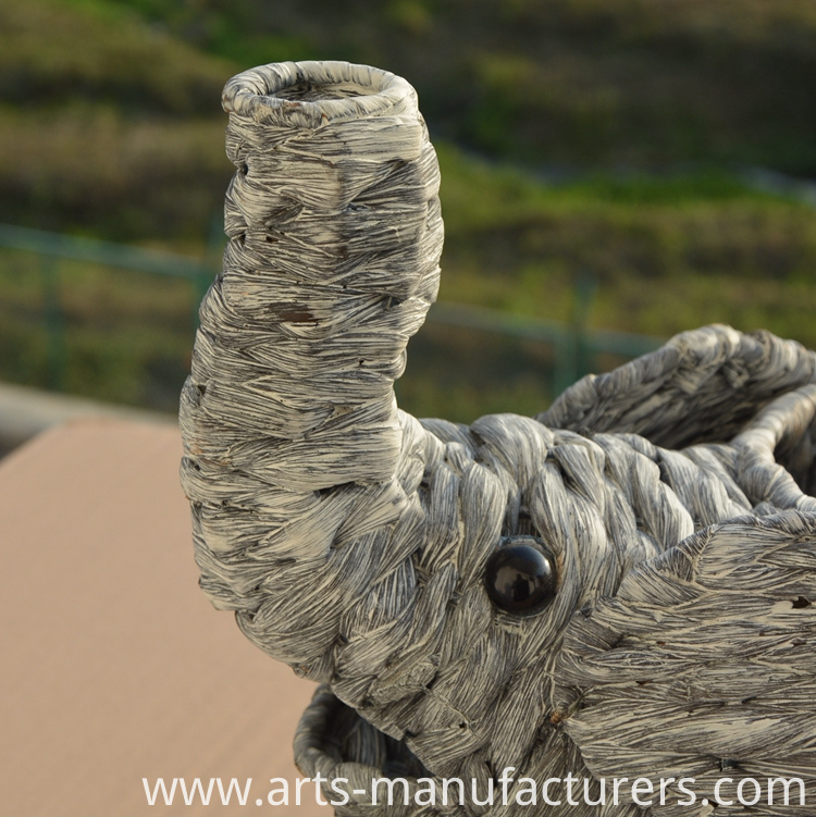 elephant shape basket elephant shape basket